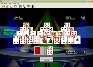 Triple Peaks in Action Solitaire