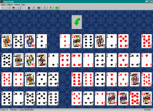 The solitaire game Gaps (or Montana)