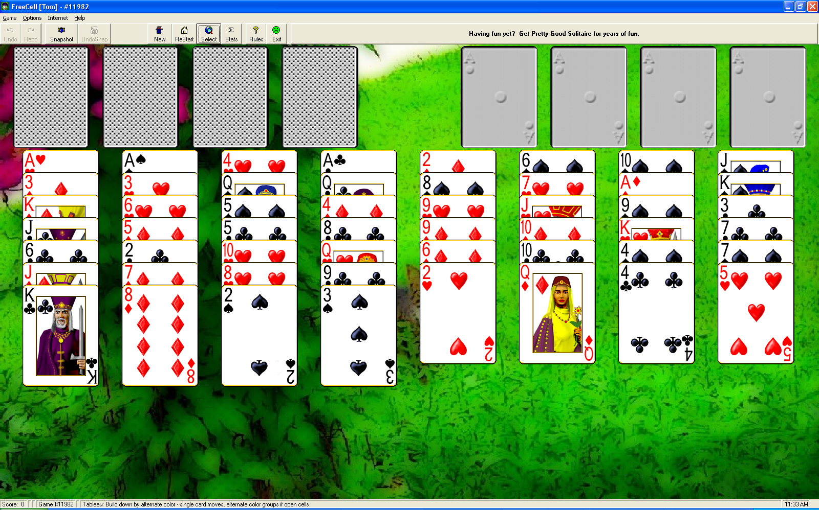 Windows 7 Goodsol Free Solitaire 7.1 full