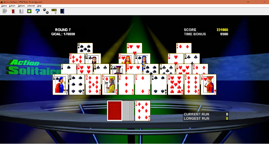 Play Tripeaks Solitaire, 100% Free Online Game