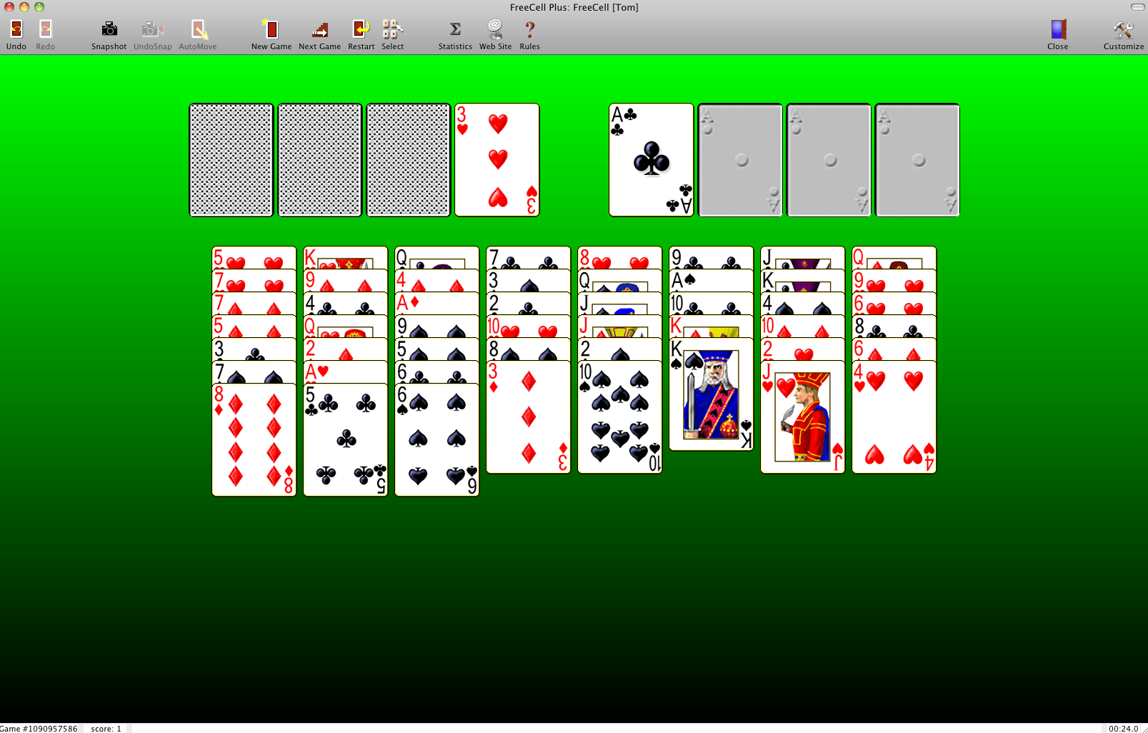 Пасьянс freecell играть