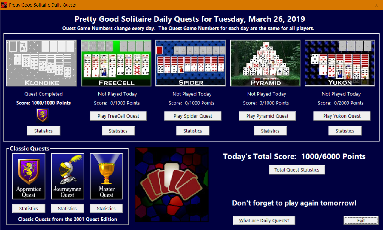 Daily Solitaire  Play Daily Solitaire on