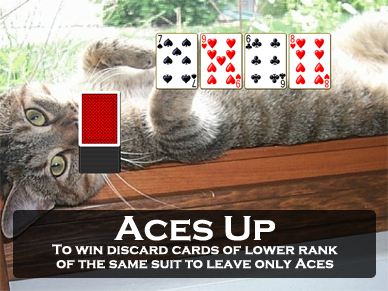 Solitaire / Play Aces Up Solitaire