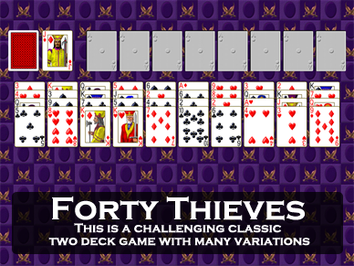 Forty Thieves Solitaire - Play Online & 100% Free