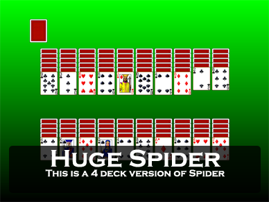 Huge Spider Solitaire - Games online