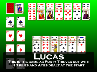 Lucas Solitaire - Jogue Online